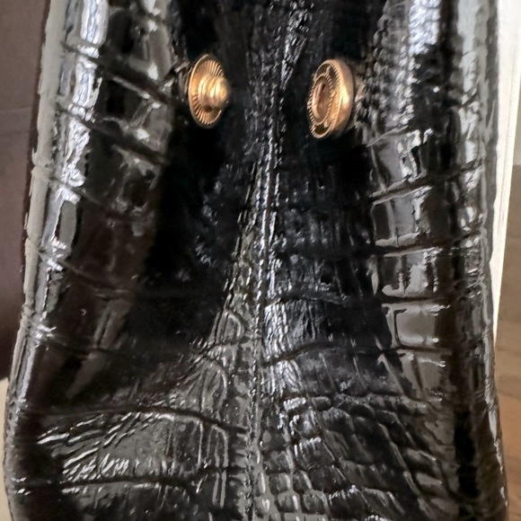 Brahmin Medium “Julian” Croc-Embossed Leather Bag - Picture 6 of 16